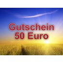 Geschenkgutschein 50.00 Euro