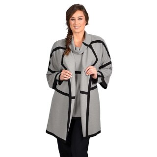 Oversize-Jacke mit Querstreifen Karin Glasmacher